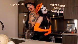 violet chachki and gottmik being besties for 6 minutes straight