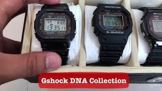 GSHOCK DNA, DW-5000c, DW-1983, DW-5000-1jf, DW-5030 & GW-5000-1jf