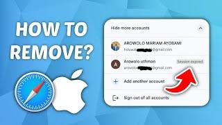 How to Remove Session Expired Google Account from Safari