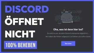 Discord startet nicht / öffnet nicht - 2024 (Einfache Lösung)