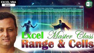 Excel VBA: Master Class of Range and Cell in Excel Vba