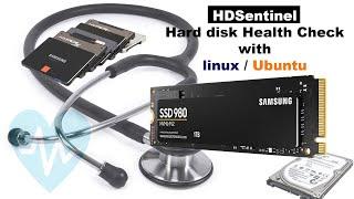 best and easy ways to check Hard disk health in ubuntu linux % - how to install sentinel urdu hindi