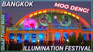 Bangkok Illumination Light Festival Moo Deng Takes over Bangkok  Thailand