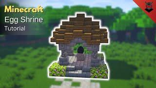 Minecraft: How to Build a Medieval Egg Shrine | Egg Shrine (Tutorial)