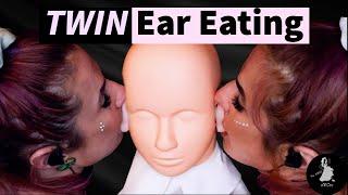 Intense TWIN Ear Eating ASMR (No Talking)