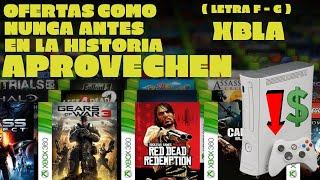 OFERTA COMO NUNCA ANTES SOLO EN XBOX 360 TODOS LOS JUEGOS QUE ESTAN DISPONIBLES (XBLA. LETRA F - G)