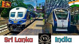 INDIAN RAILWAYS Vs SRI LANKAN RAILWAYS Comparison in 2024 || India Vs Sri Lanka
