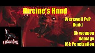 "Hircine's Hand" Pvp Werewolf Build I Scribes of Fate I Elder Scrolls Online