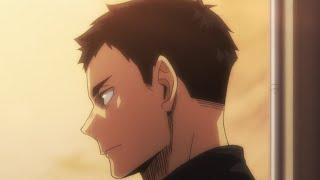 Haikyuu!! | All of Sawamura Daichi's Digs and Serve Receives in Season 4