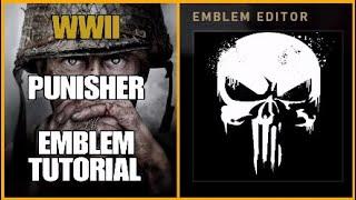 Call of Duty WW2 Punisher Logo Emblem Tutorial