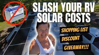 How to Solar Power EVERYTHING & RV Off Grid | RV Solar Costs | Redodo Batteries 1 year review