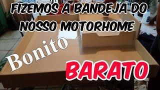 Como fazer piso bandeja de banheiro motorhome