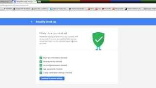 Google Security check up   A quick checkup and a simple thanks