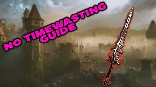 FIRE SWORD UPGRADE GUIDE - NO TIMEWASTING (Citadelle des Morts)