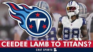 CeeDee Lamb TRADE To The Titans? Tennessee Titans Rumors On Landing The Cowboys’ Star WR