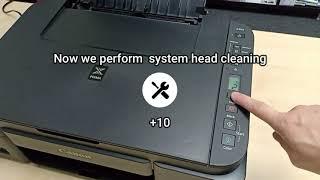 System Head Cleaning For Canon G3010/G2010 (Empty Pipes)