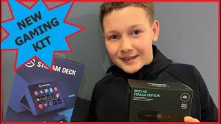 NEW Gaming Set-Up - Elgato STREAM DECK & Logitech Brio Stream WEBCAM Unboxing