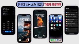 iPhone 14 Pro Max DarkTheme For Vivo All Devices | Vivo Theme | #vivotheme  #iphone #14promax