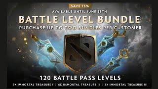 DOTA2 TI10 | BATTLE LEVEL BUNDLE SALE