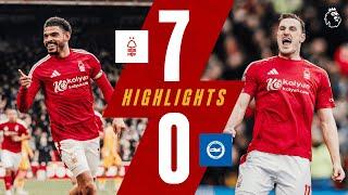 Reds Hit SEVEN!  | Forest 7-0 Brighton & Hove Albion | Premier League Highlights