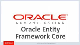 Oracle Entity Framework Core Introduction