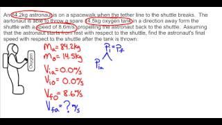 Simple Conservation of Momentum Problem