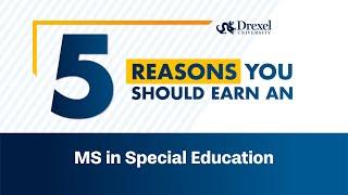 5 Reasons You Should Earn an MS in Special Education