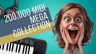 200,000 MEGA MIDI FILE COMPILATION FOR FREE DOWNLOAD (2020)