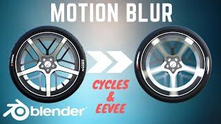 Add Motion Blur in Blender.