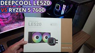 Water Cooler DeepCool LE520 - Unboxing, instalação (AM5) e testes