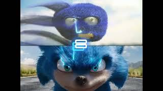 Sanic Vs Ugly Sonic (request from Sanic)