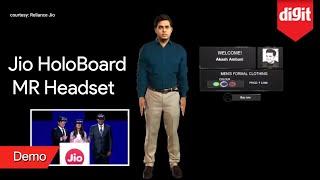 Jio HoloBoard Mixed Reality Headset Demo