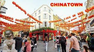 Chinatown Walking around Shops, Bars, Restaurants and More! in London