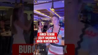 Burcu özberk şişeyi kaçırınca bakın neresini açtı