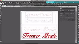 How to thicken fonts in silhouette studio for easier weeding and cutting