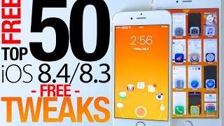 Top 50 FREE iOS 8.4 Cydia Tweaks Of ALL Time - 8.3 & 8.4 Taig Jailbreak Compatible