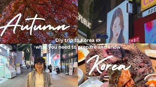 Autumn in Korea DIY Travel [Budget and Preparations Needed)