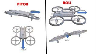 [HINDI] Drone Basic Tutorial | Roll and Pitch of Quadcopter | Episode 2 | DRONE MASTERCLASS