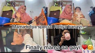 Mamma K liya Banayi special Roti 🫓 Finally Mama AA GAYI || ️ || @Khushbu_vlogs ||