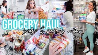 HUGE GROCERY HAUL | FRIDGE & PANTRY ORGANIZATION | MORE WITH MORROWS