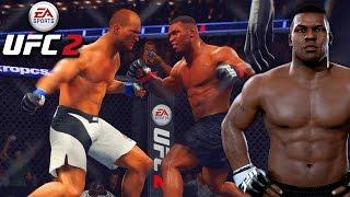 Mike Tyson In Knockout Mode! The KOs Are Crazy! EA Sports UFC 2 Knockout Mode Gameplay