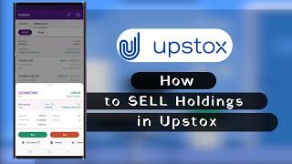 How to Sell Holdings in Upstox | How to Sell Shares in Upstox