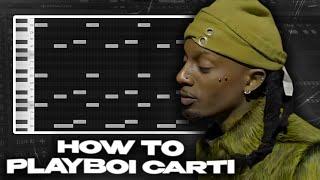 HOW TO MAKE "I AM MUSIC" TYPE BEATS FOR PLAYBOI CARTI (fl studio tutorial)