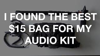 I found the best $15 bag for my audio kit