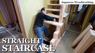 Half-Open Stairs? I Build My First Straight Staircase in 15 years [Season 3 - Part 10]