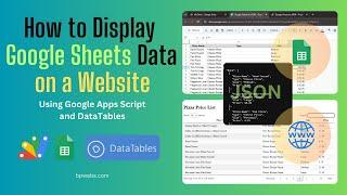 How to Display Google Sheets Data on a Website