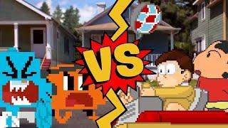 M.U.G.E.N Battles | Gi Darwin/Gi Gumball vs Nobita/Shin-Chan