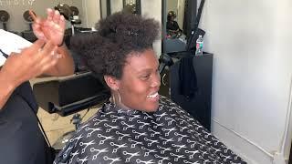 Natural Cut | Tapered Natural Haircut | Easy To Do Natural Haircut & Natural Style