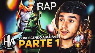 (2 em 1) REACT - Raps do Hulk e Thanos (Marvel Comics) DROP COLAPSO | Gabriza | Hawky