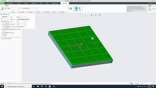 1. Face milling- simple shape (PTC Creo 6.0, Manufacturing)